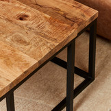 Rechthoekige Salontafel set Denver | Mangohout