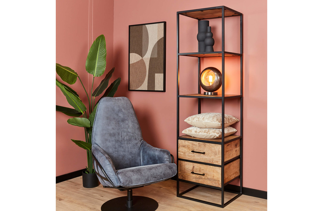 Boekenkast Denver | 2 lades
