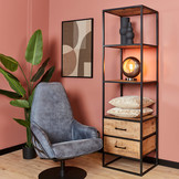 Boekenkast Denver | 2 lades
