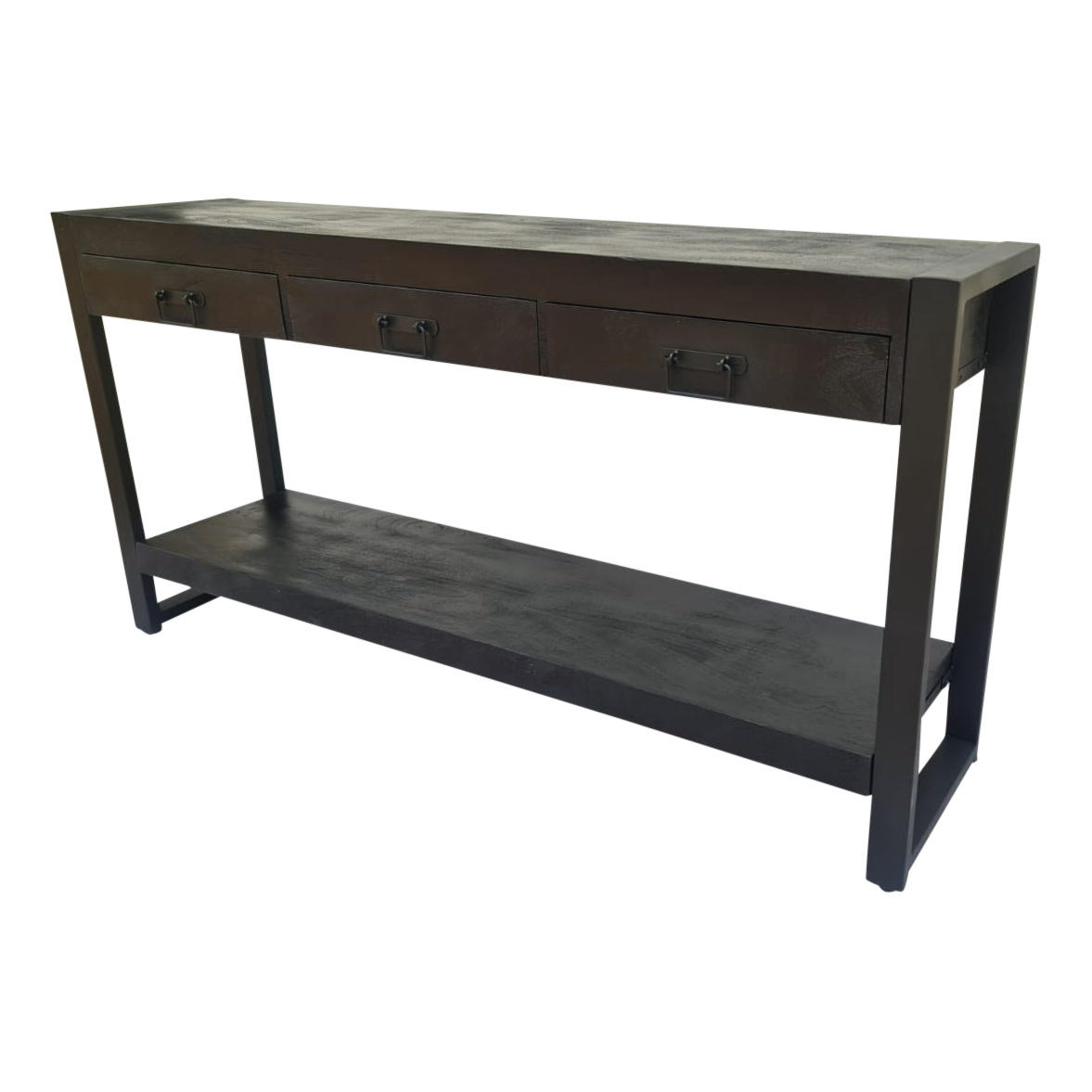 Starfurn Zwarte sidetable Britt Black 150 cm
