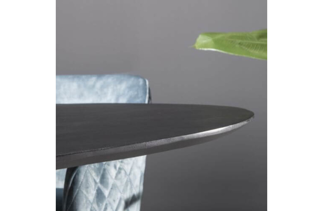 Ovale eettafel Oslo Acasia Black | 240 cm