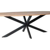 Ovale eettafel Oslo Acasia 240 cm
