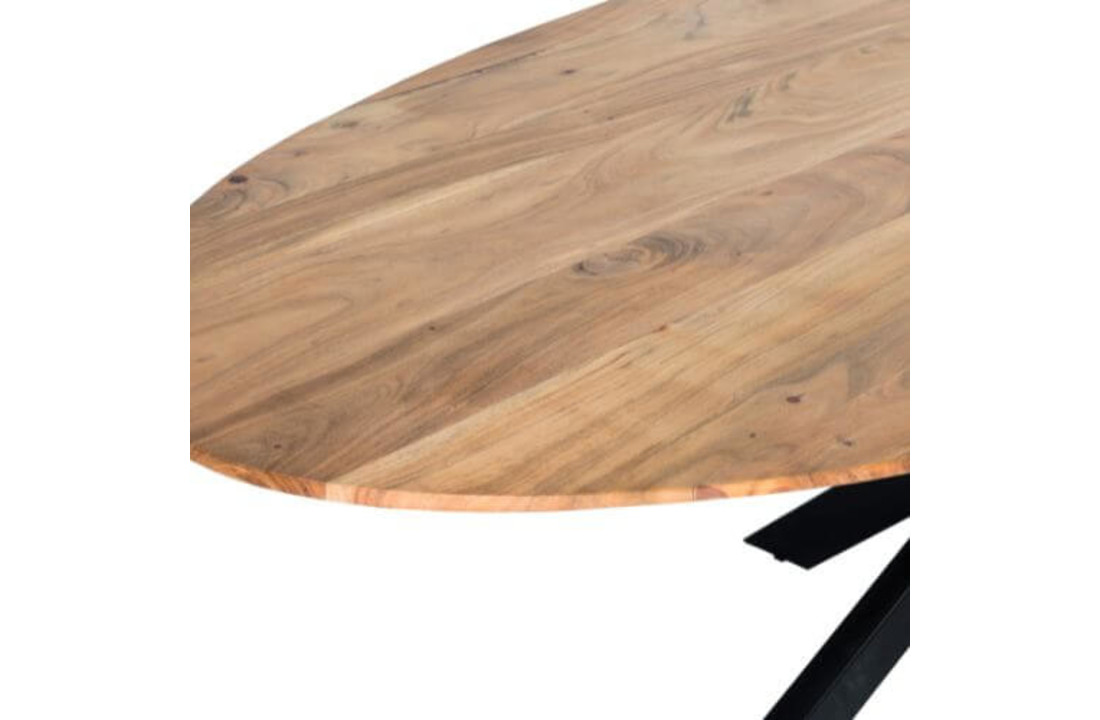 Ovale eettafel Oslo Acasia 240 cm