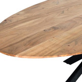 Ovale eettafel Oslo Acasia 240 cm