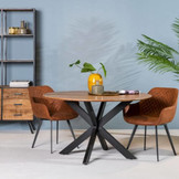 Ronde eettafel Oslo Acasia 120 cm