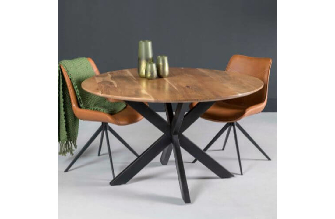Ronde eettafel Oslo Acasia 120 cm