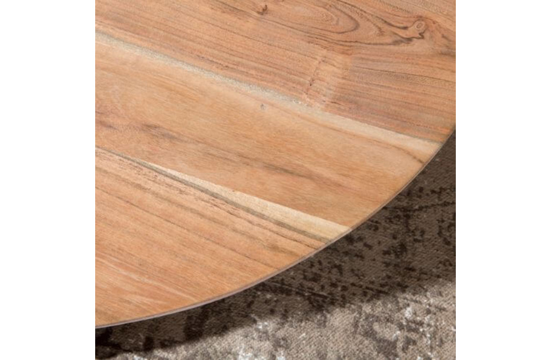 Ronde salontafel Oslo Acasia 80 cm