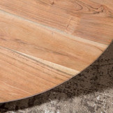 Ronde salontafel Oslo Acasia 80 cm