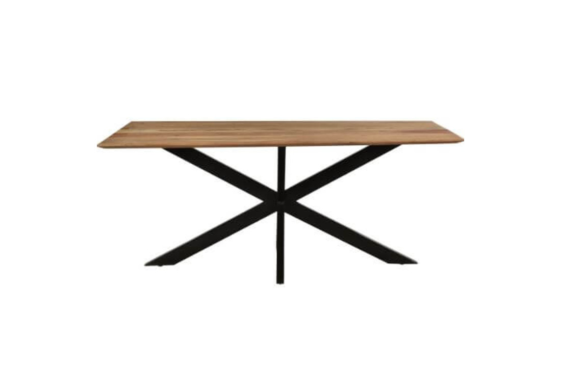 Eettafel Oslo Spider Acasia 160 cm