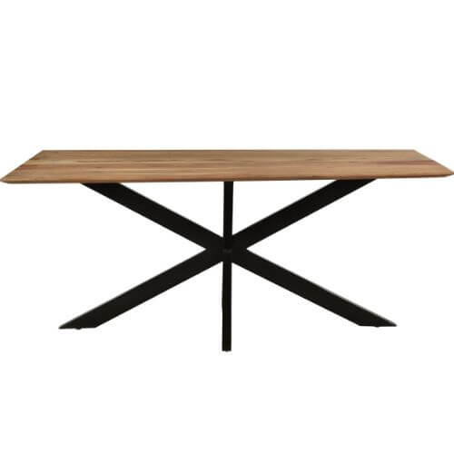 Eettafel Oslo Spider Acasia 160 cm