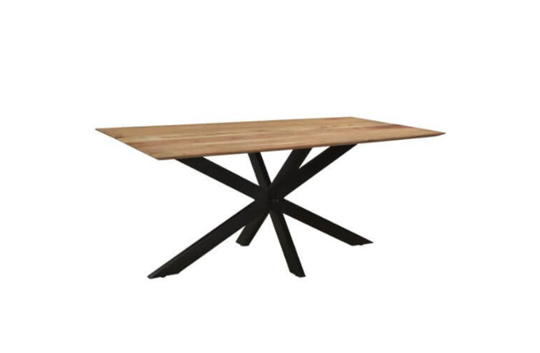 Eettafel Oslo Spider Acasia 160 cm