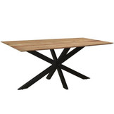 Eettafel Oslo Spider Acasia 160 cm
