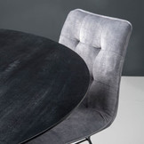 Ronde eettafel Oslo Acasia Black 120 cm