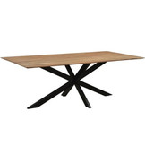 Eettafel Oslo Spider Acasia 220 cm