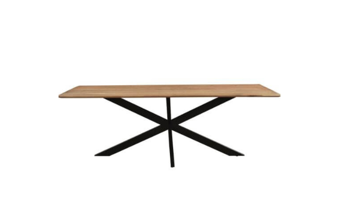 Eettafel Oslo Spider Acasia 220 cm