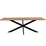 Eettafel Oslo Spider Acasia 220 cm