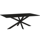 Eettafel Oslo Spider Black Acasia 220 cm
