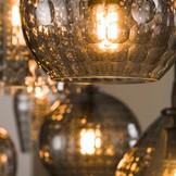 Hanglamp hexagon mix - Smoke grey glas |7L