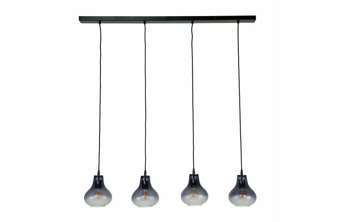 Hanglamp kegel glass - Grijs | 4L