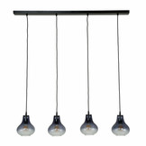 Hanglamp kegel glass - Grijs | 4L