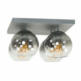 Plafondlamp shaded - Oud zilver | 4L