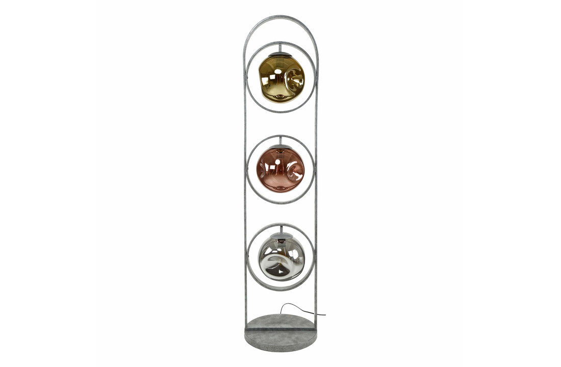 Vloerlamp stellar - Oud zilver | 3L