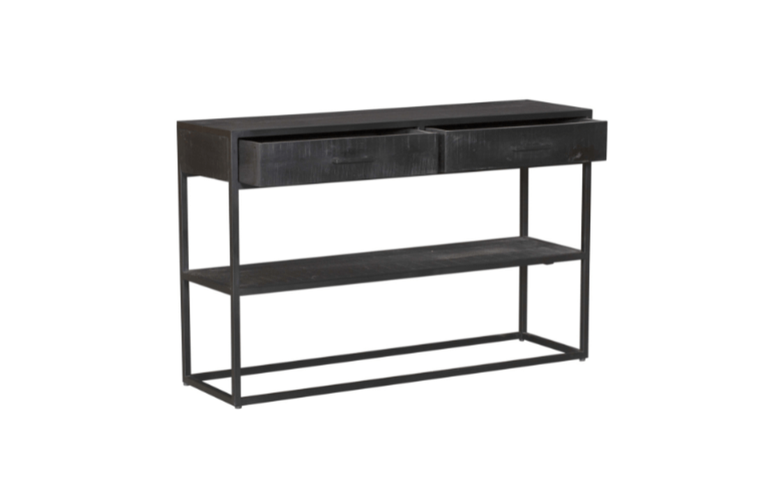 Sidetable Denver Black | 2 lades