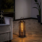 Vloerlamp reach | Zwart nikkel