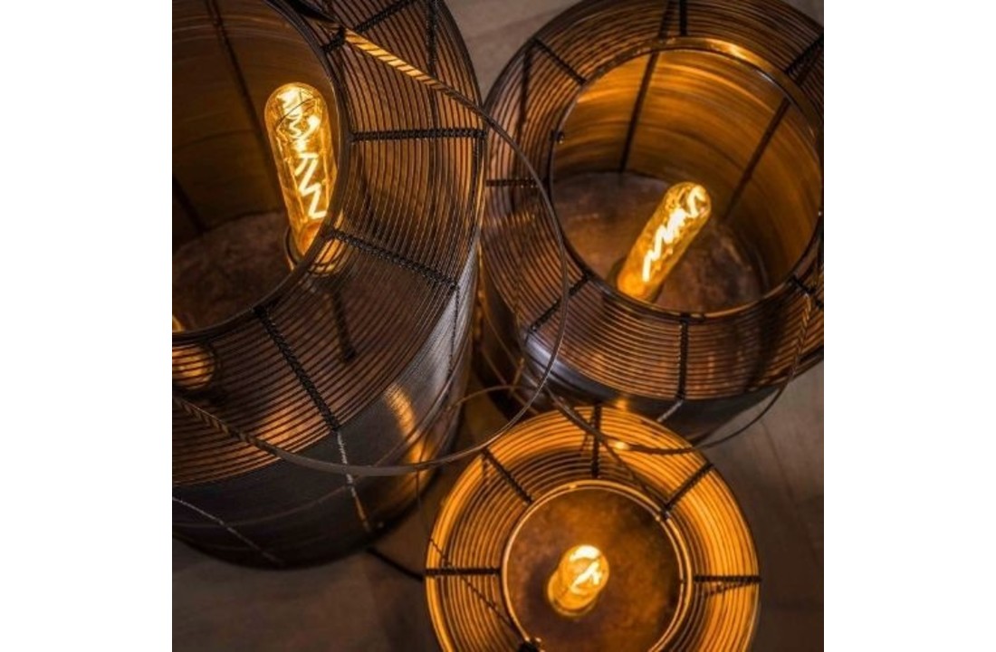 Vloerlamp reach | Zwart nikkel