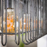 Hanglamp trax | Oud zilver | 120cm
