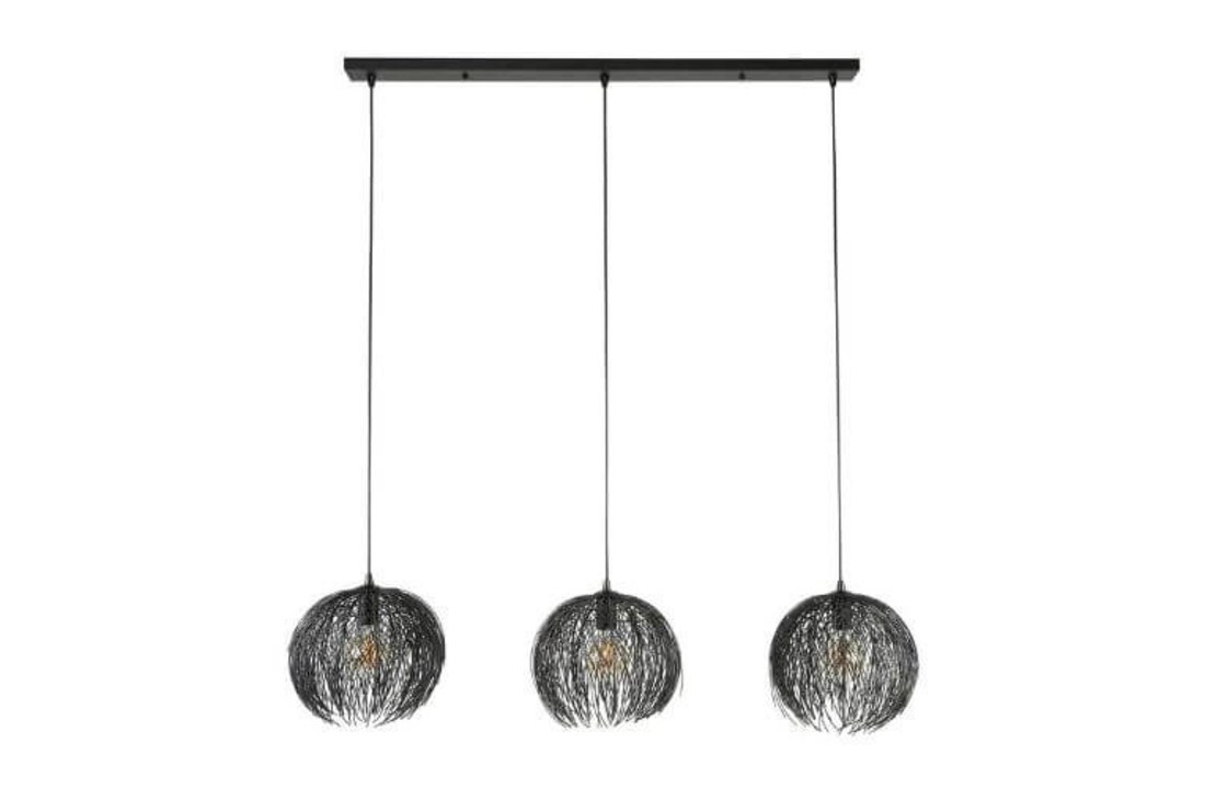 Hanglamp beach | Zwart bruin | 3L