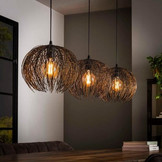 Hanglamp beach | Zwart bruin | 3L