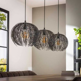 Hanglamp beach | Zwart bruin | 3L