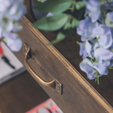 PTMD Metalen sidetable open | 2 lades | Goud