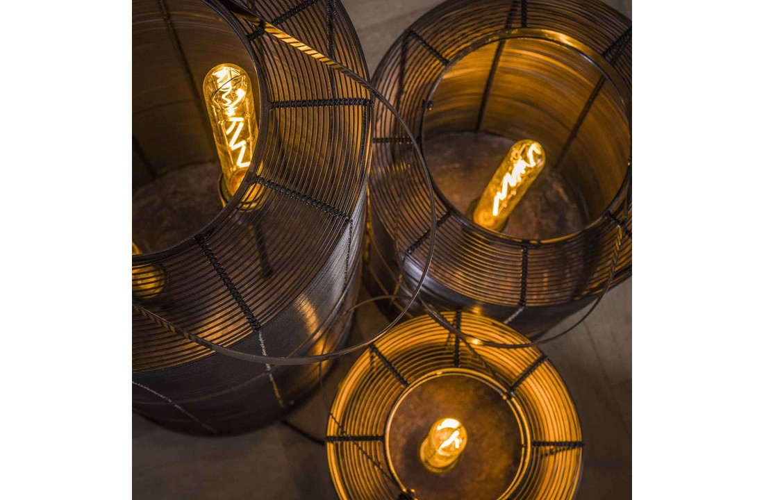 Vloerlamp reach | Zwart nikkel | L