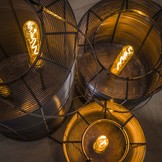 Vloerlamp reach | Zwart nikkel | L
