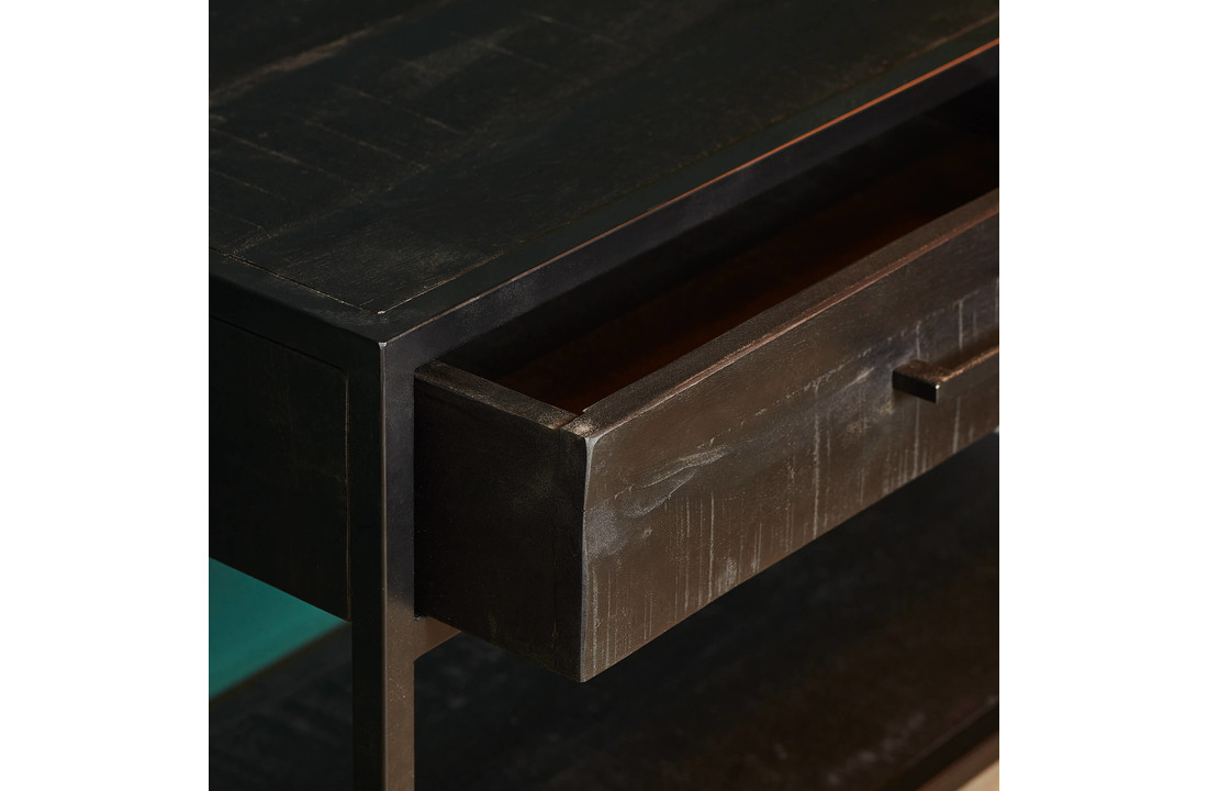 Sidetable Denver Black | 2 lades