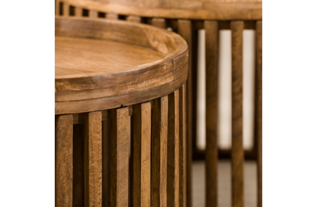 Mangohouten Salontafel Tweak | Set van twee