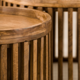 Mangohouten Salontafel Tweak | Set van twee