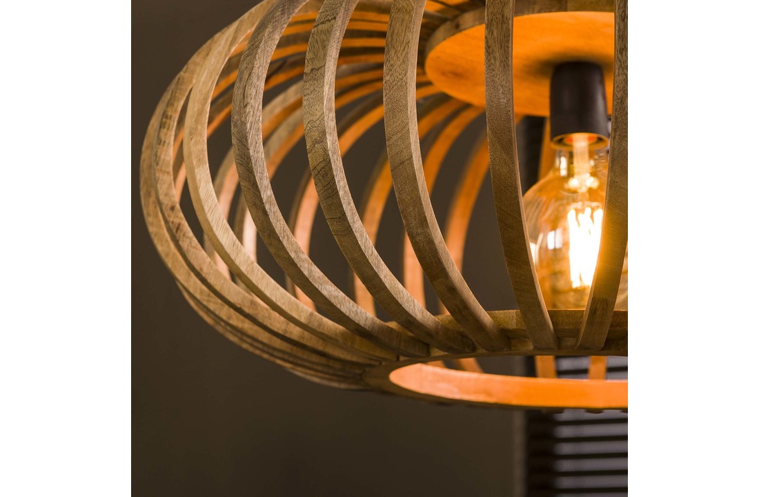 Mangohouten hanglamp | Stripes | Ø65 | 1L