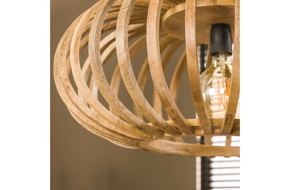Mangohouten hanglamp | Stripes | Ø65 | 1L