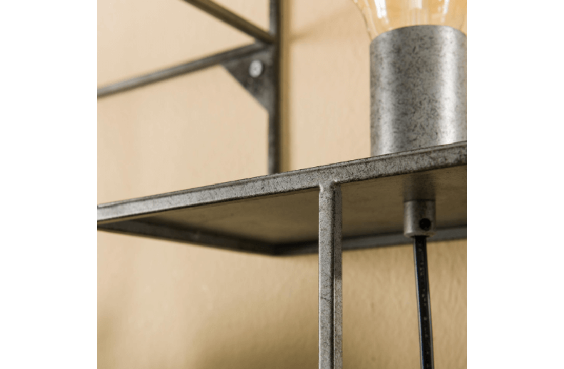 Wandlamp |Cubic S | Oud zilver | 1L