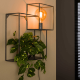Wandlamp |Cubic S | Oud zilver | 1L