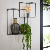 Wandlamp |Cubic S | Oud zilver | 1L