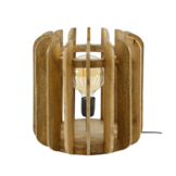 Mangohouten tafellamp | Stripes | 1L