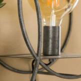 Wandlamp | Rond L | Oud zilver | 1L