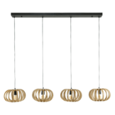 Mangohouten hanglamp | Stripes | 4L