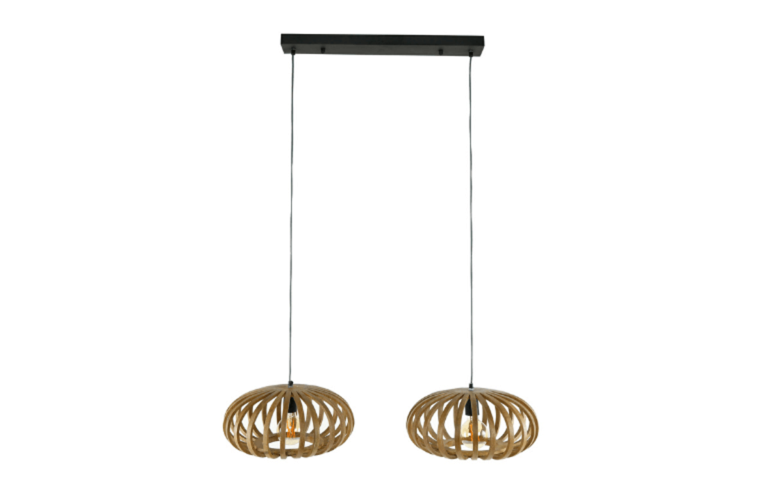 Mangohouten hanglamp | Stripes | 2L