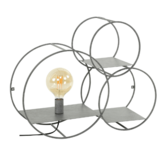 Wandlamp | Rond XL | Oud zilver | 1L