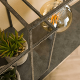 Wandlamp |Cubic XL | Oud zilver | 1L